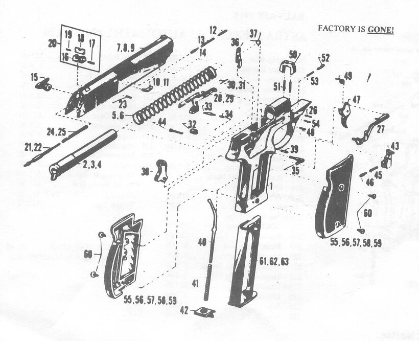 Astra+380+Parts GUN PARTS.Astra Cadix Revolver Gun Parts. Astra Cub Gun Parts. Astra ...