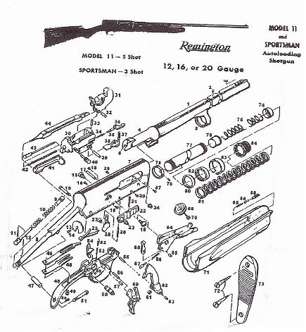 Shotgunworld.com • Remington autoloader(model 11) firing pin spring