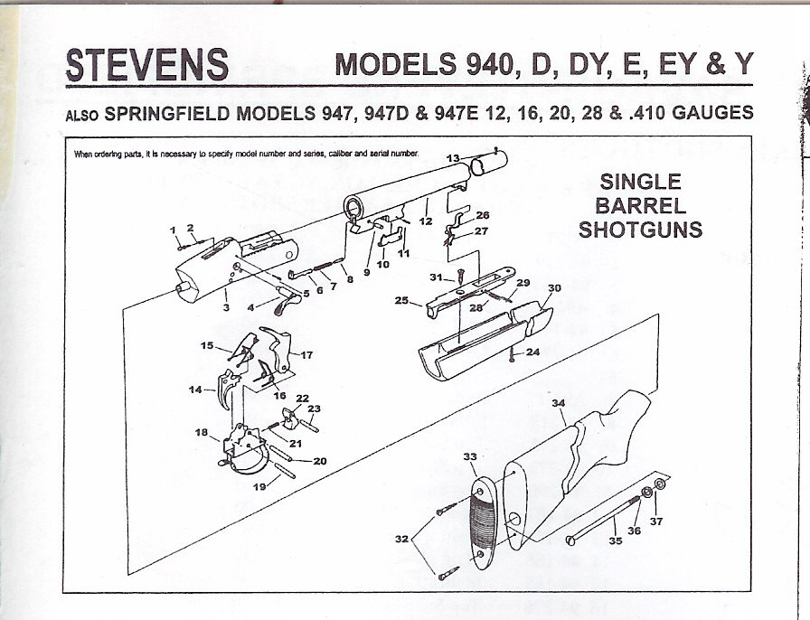 Stevens 311 shotgun manual