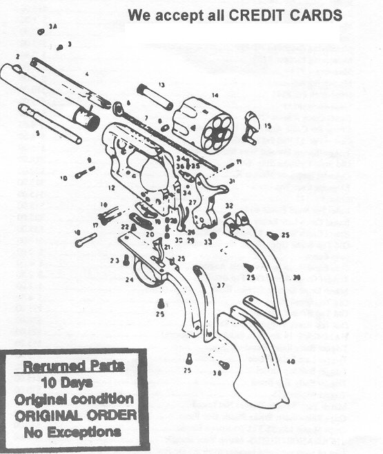 Iver Johnson Gun Parts: Bob's Gun Shop