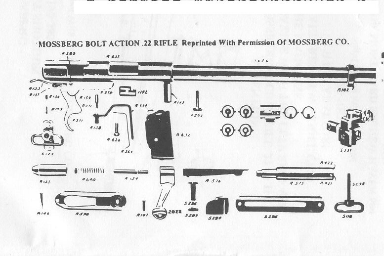 Mossberg 152K Semi Auto Rifle Firing Pin